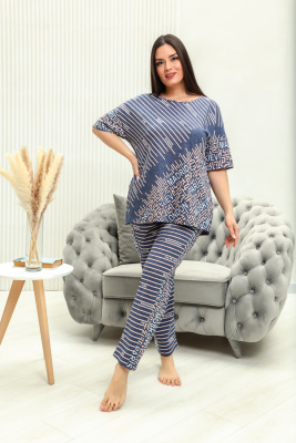 Костюм женский 8423 купон-полоса